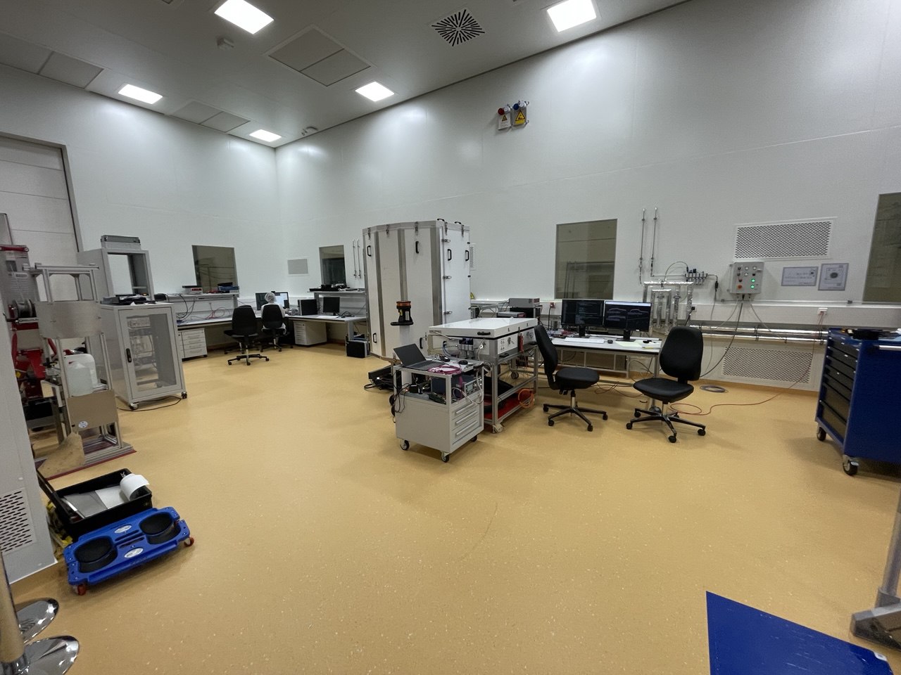 The reception and System Test setups